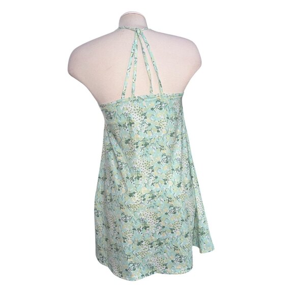 Halara Floral Print 2 Piece Backless Mini Casual Active Dress Sz Medium Womens B - Picture 13 of 14